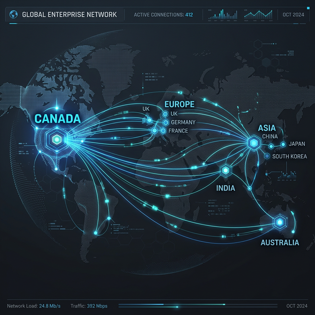 Global Operations Map